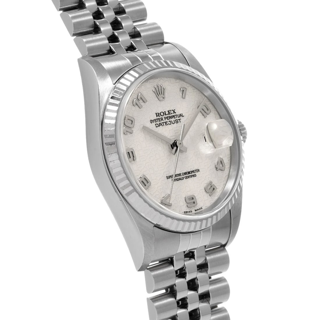 ROLEX DATEJUST IVORY COMPUTER WATCH - 3