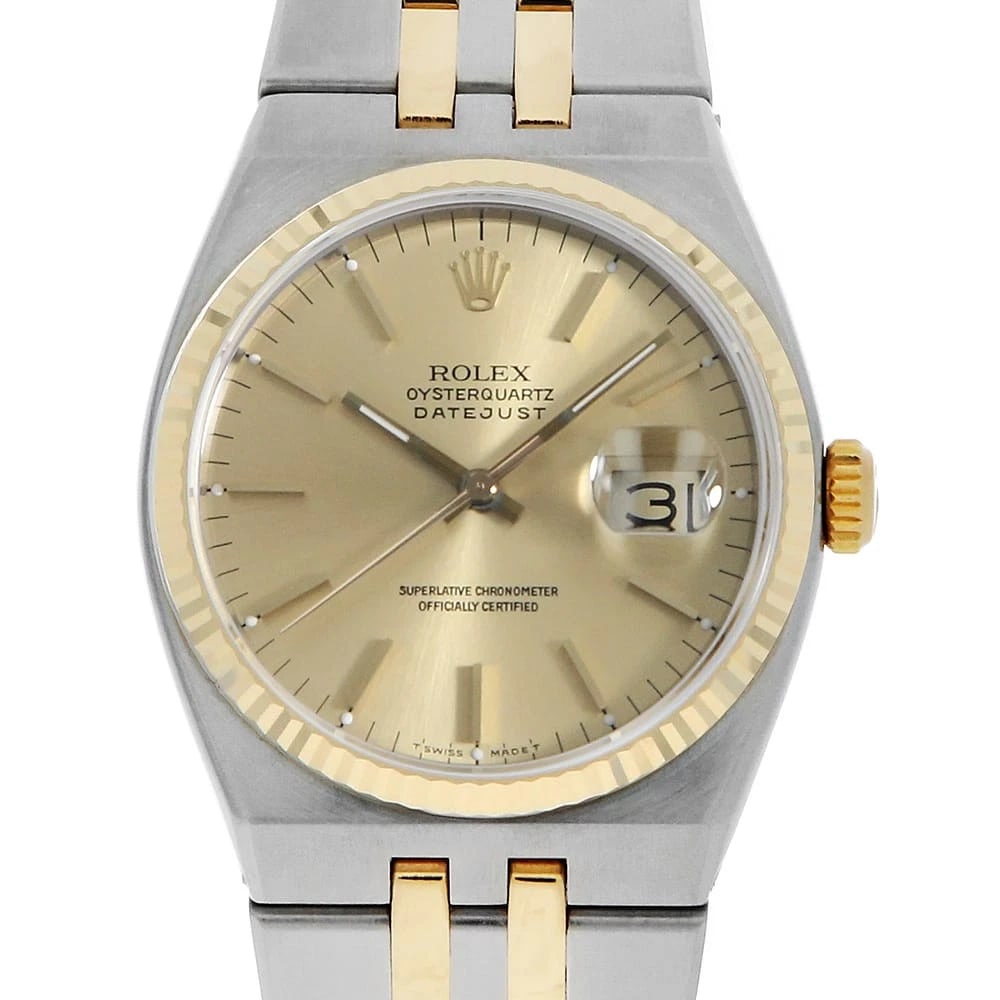 ROLEX OYSTER QUARTZ CHAMPAGNE WATCH (1 of 5)