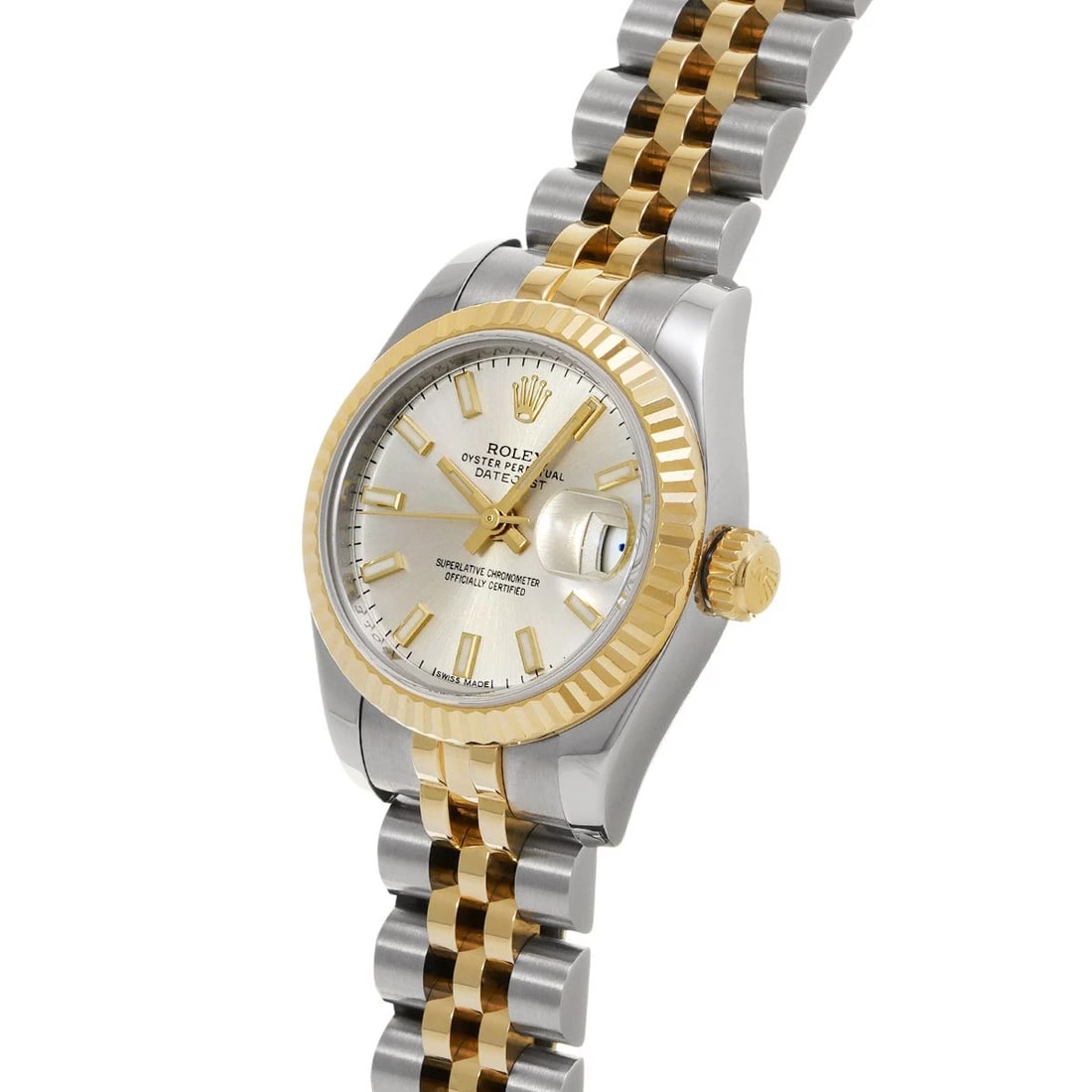 ROLEX DATEJUST SILVER WATCH - 2