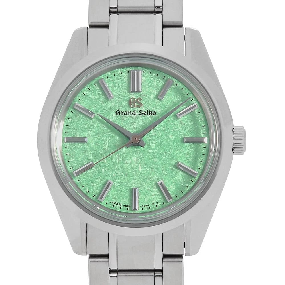 GRAND SEIKO HERITAGE COLLECTION GS BOUTIQUE WATCH: Grand Seiko Heritage Collection GS Boutique Watch Brand: Grand Seiko Type: Wrist watch Material: Band Material Stainless Steel, Case Material Stainless Steel Color: Dial Color Green Size: Band