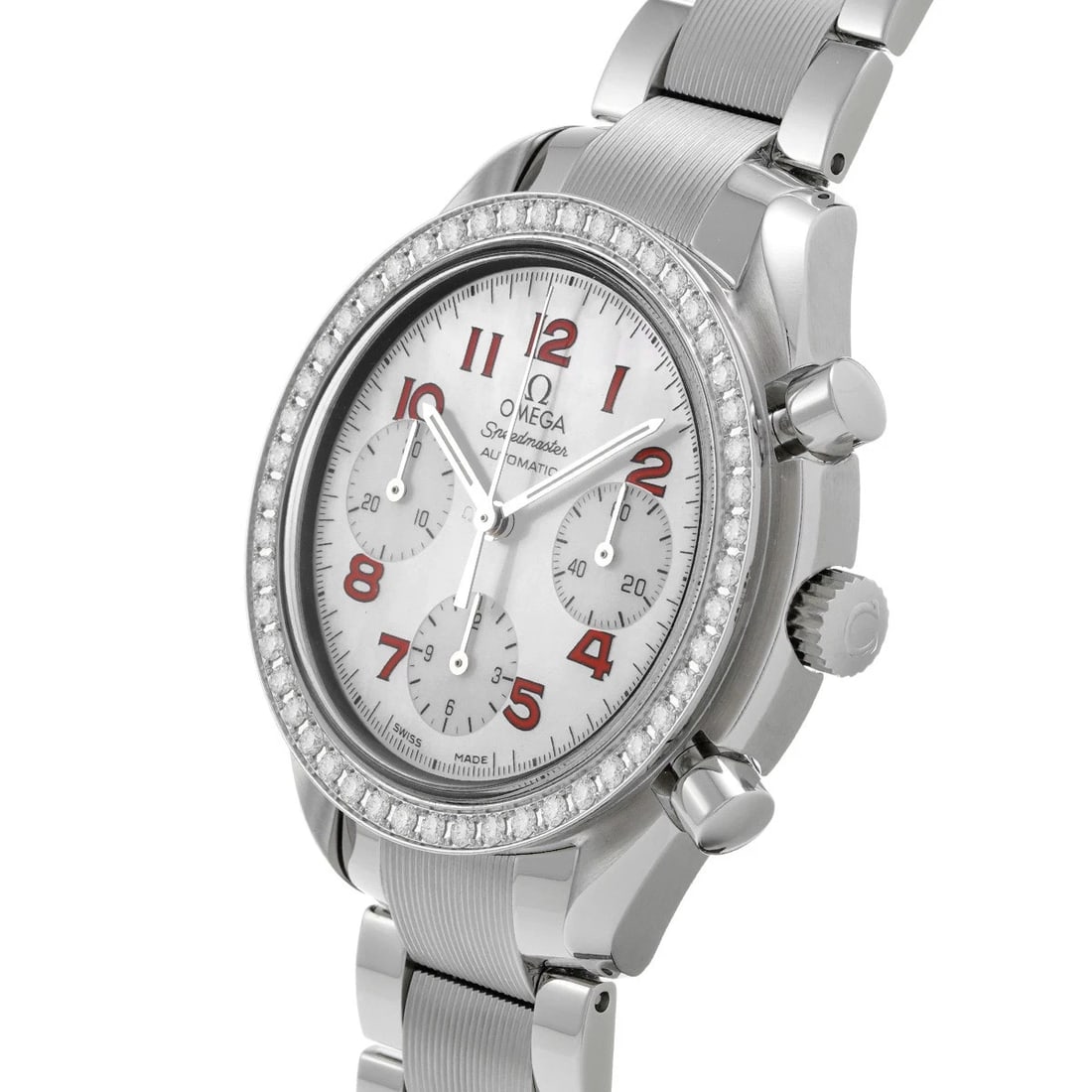 OMEGA SPEEDMASTER WHITE SHELL WATCH - 2