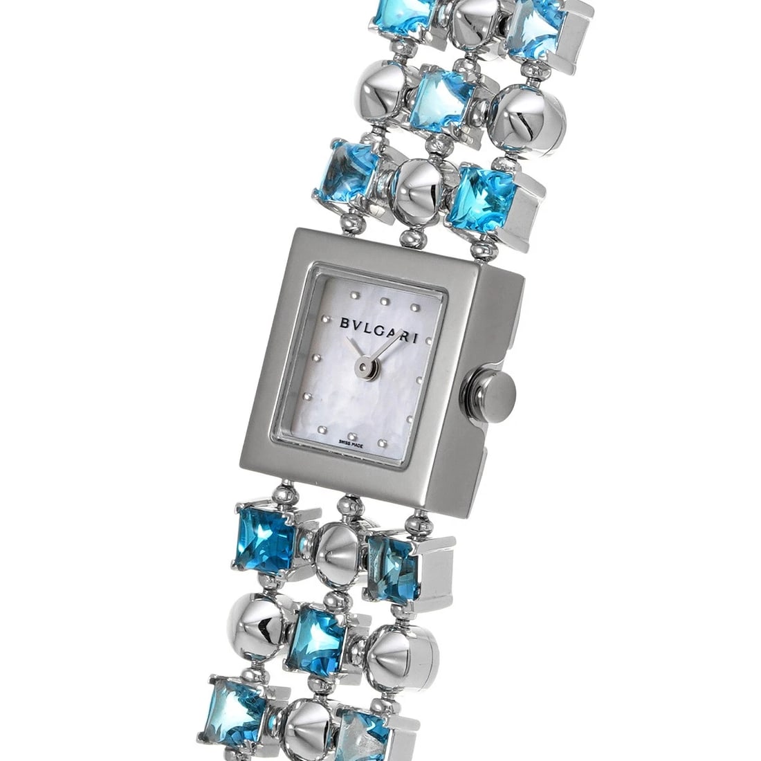 BVLGARI WHITE SHELL WATCH - 2