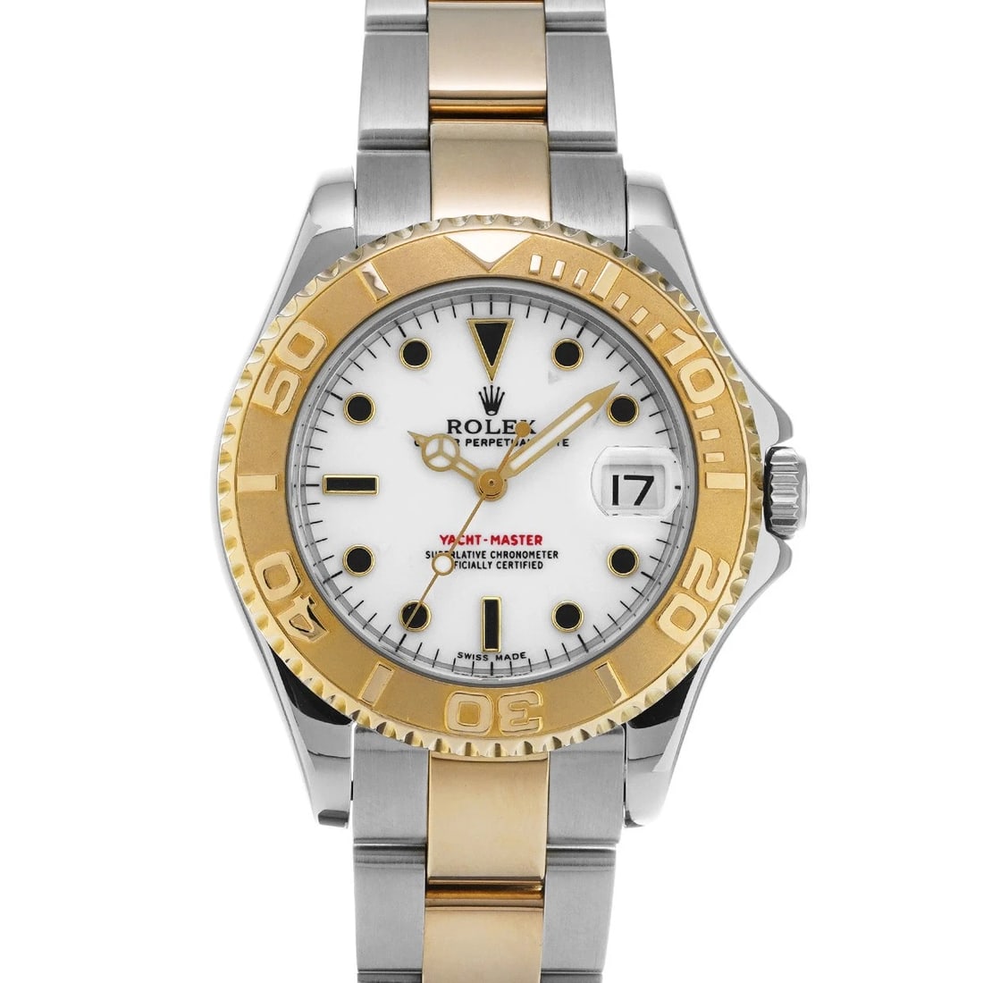 ROLEX YACHT MASTER WHITE WATCH (1 of 4)