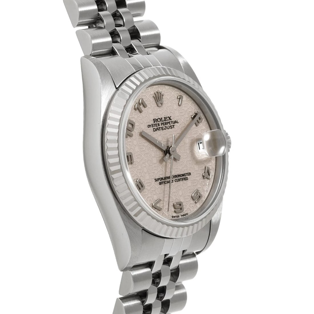 ROLEX DATEJUST IVORY COMPUTER WATCH - 3