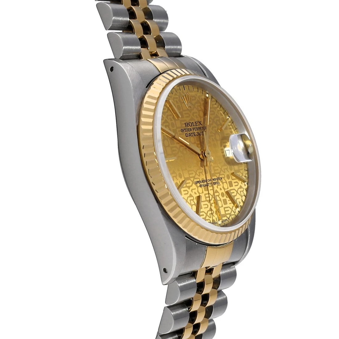 ROLEX DATEJUST CHAMPAGNE COMPUTER WATCH - 3