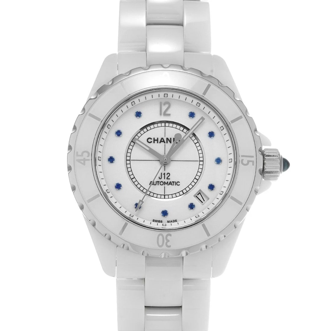 CHANEL J12 WHITE SAPPHIRE WATCH (1 of 4)