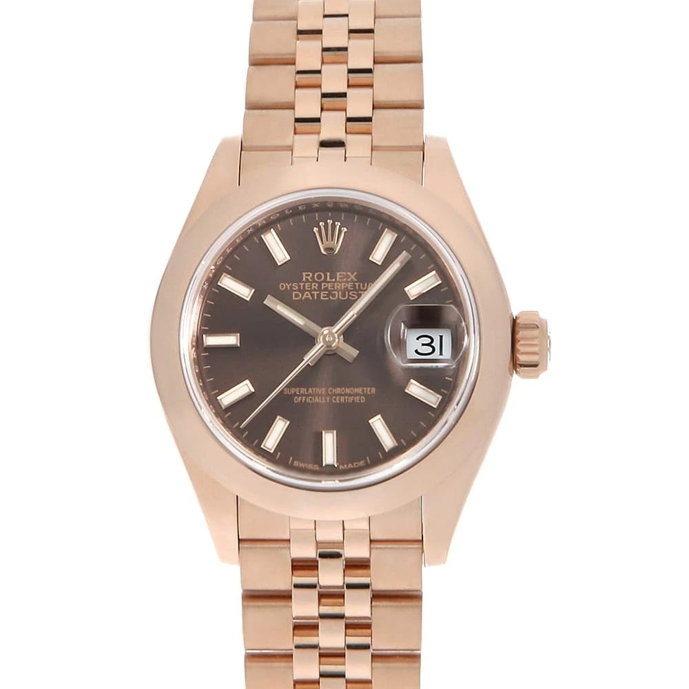 ROLEX DATEJUST BROWN BAR WATCH (1 of 5)