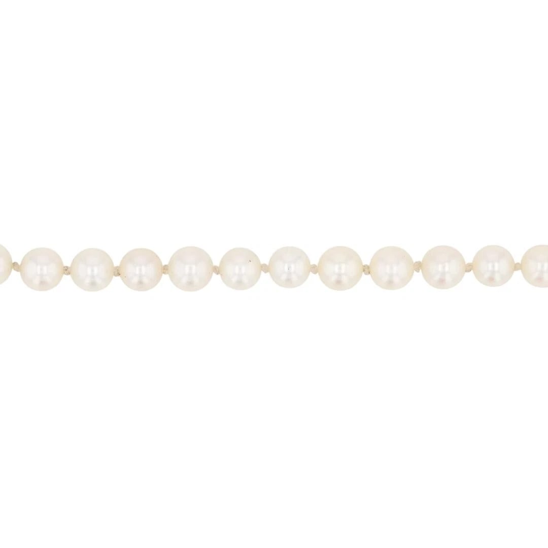 MIKIMOTO CULTURED AKOYA PEARL BRACELET 18K YELLOW GOLD (1 of 5)