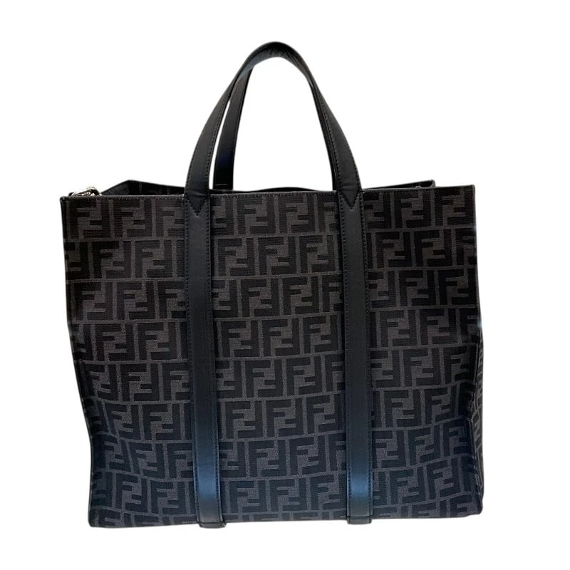 FENDI FF JACQUARD 2-WAY SHOPPING BAG TOTE BAG (1 of 9)