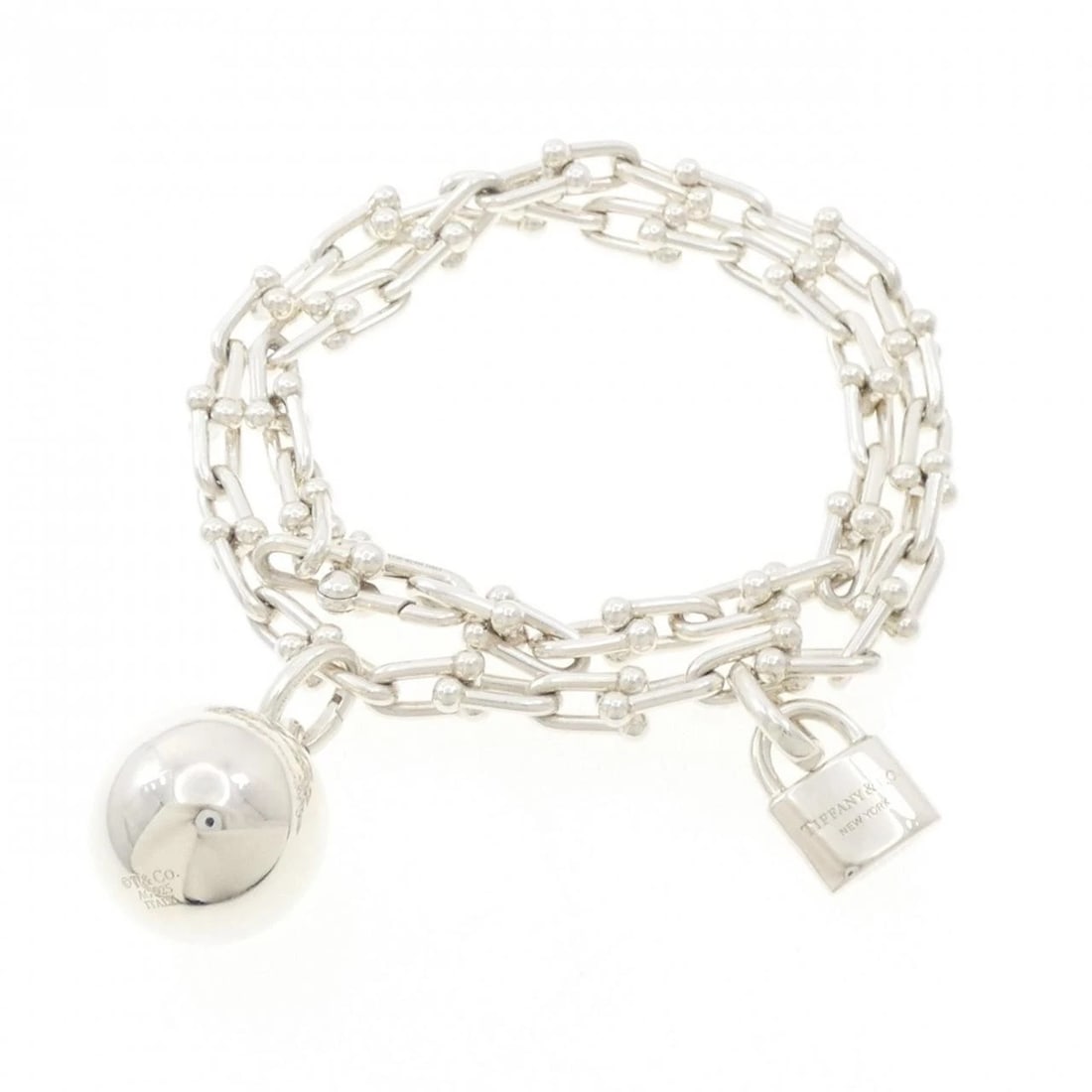 TIFFANY SMALL WRAP BRACELET: Tiffany Small wrap Bracelet Brand: Tiffany Type: Bracelet Material: 925 Silver Color: Silver Size: 17cm Accessories: None Accessories Notice: When purchasing pre-owned goods, please refer to