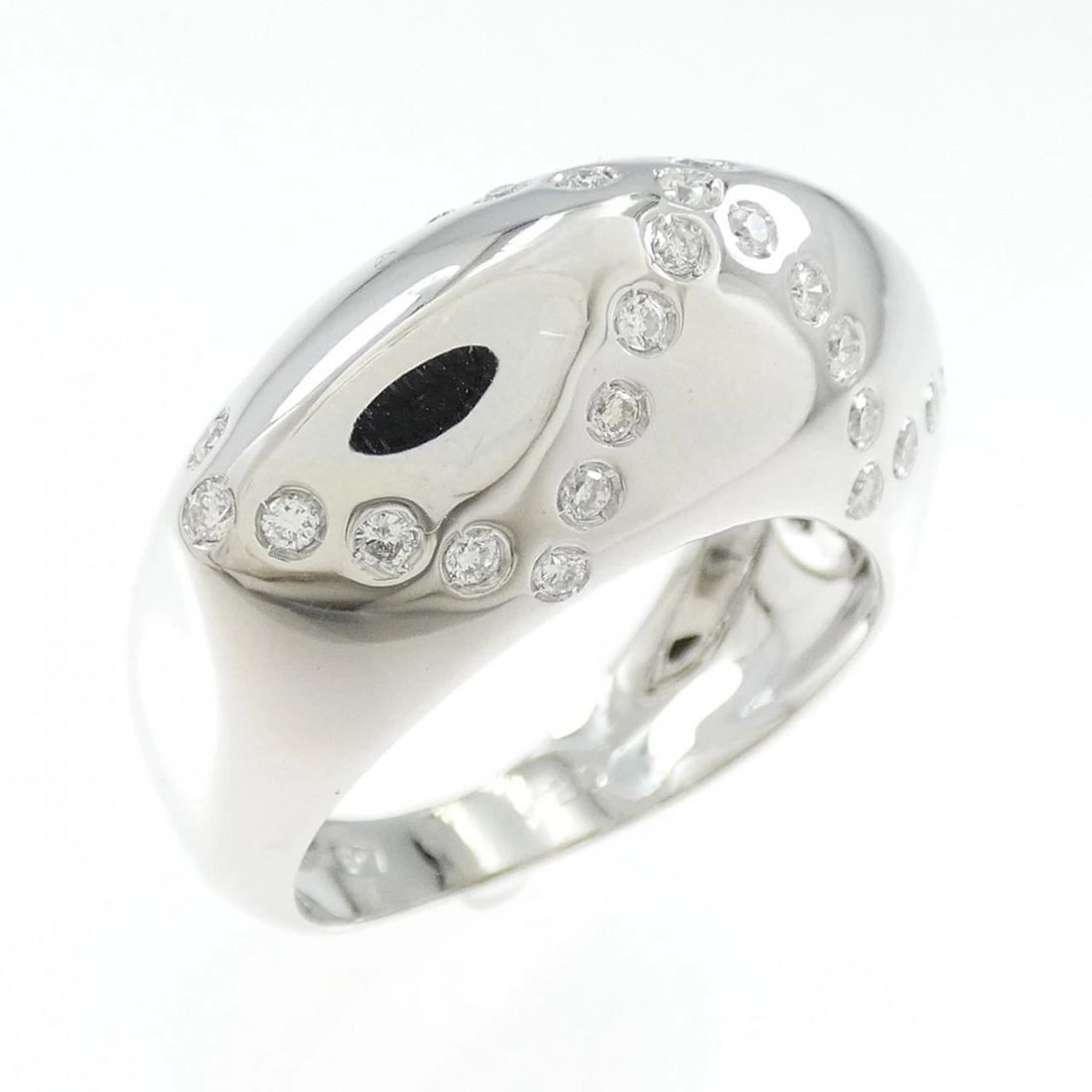 PONTE VECCHIO DIAMOND RING: Ponte Vecchio Diamond Ring Brand: Ponte Vecchio Type: Ring Material: 750 White Gold Main Stone/Creation Natural Color: White Gold Size: 6.5 (US size) Accessories: None Accessories Notice: