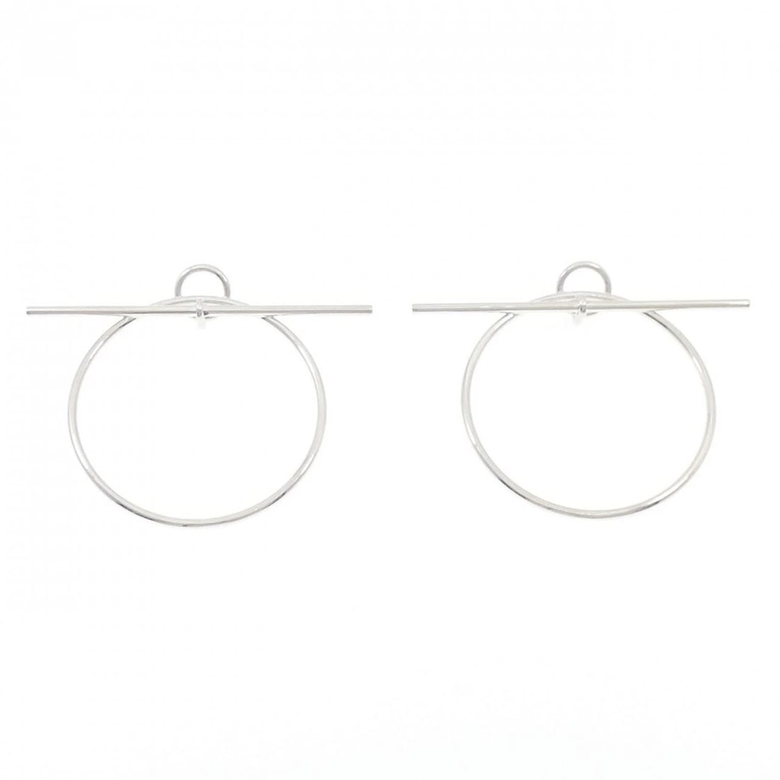 HERMES ECHAPPEE EARRINGS: HERMES ECHAPPEE Earrings Brand: HERMES Type: Earrings Material: 925 Silver Color: Silver Size: ActualSize HxW: 51.0mmx59.7mm Accessories: None Accessories Notice: When purchasing pre-owned