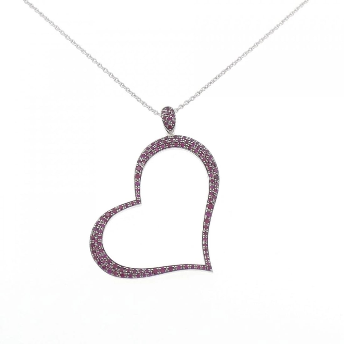 PIAGET LIMELIGHT NECKLACE: Piaget Limelight Necklace Brand: PIAGET Type: Necklace Material: 750 White Gold Main Stone/Creation Ruby Color: White Gold Size: 39-50cm Accessories: None Accessories Notice: When purchasing