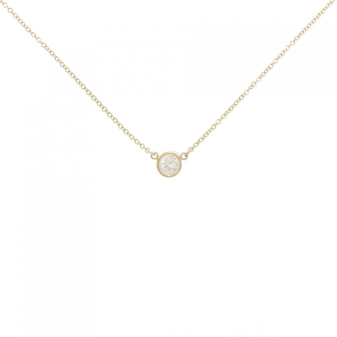 TIFFANY & CO. BY THE YARD NECKLACE: Tiffany & Co. By the Yard Necklace Brand: Tiffany Type: Necklace Material: 750 Yellow Gold Main Stone/Creation Natural Color: Yellow Gold Size: 38cm Accessories: None Accessories Notice: When