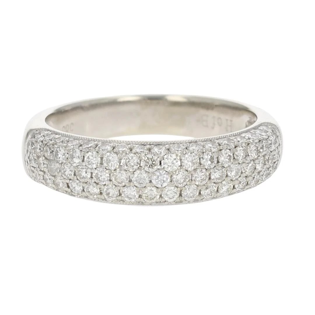 ROUND CUT DIAMOND PRONG SET CLUSTER BAND RING (1 of 2)