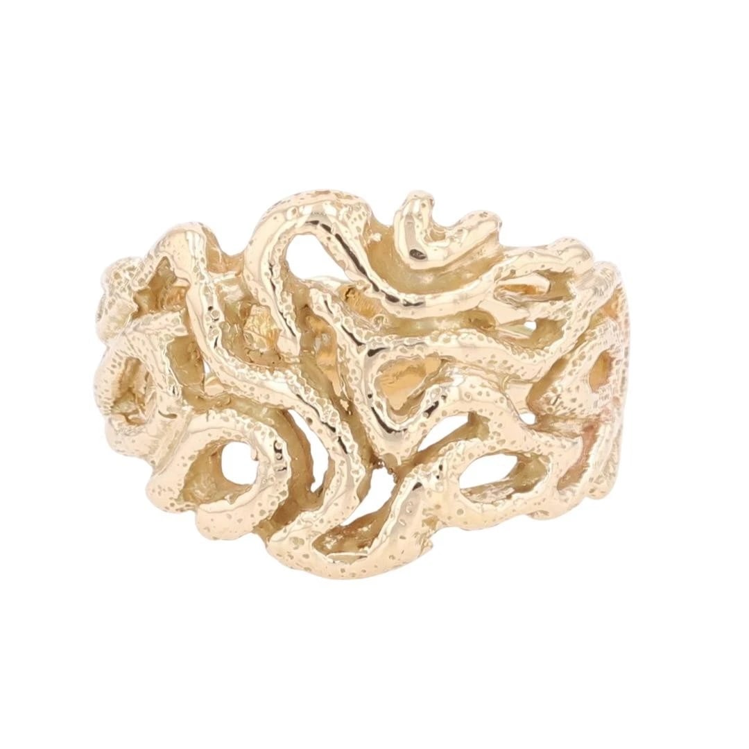 TEXTURED SPLIT SHANK STATEMENT RING (1 of 5)