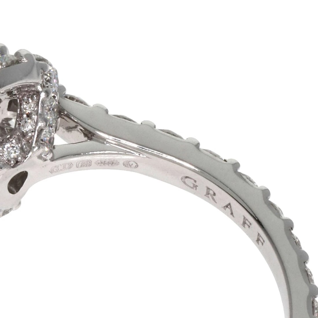 GRAFF PAIR SHAPE DIAMOND RING - 5