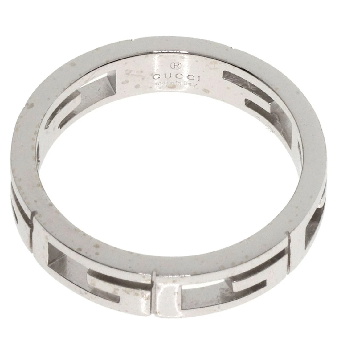 GUCCI MULTIPLE RING K18 WHITE GOLD - 4
