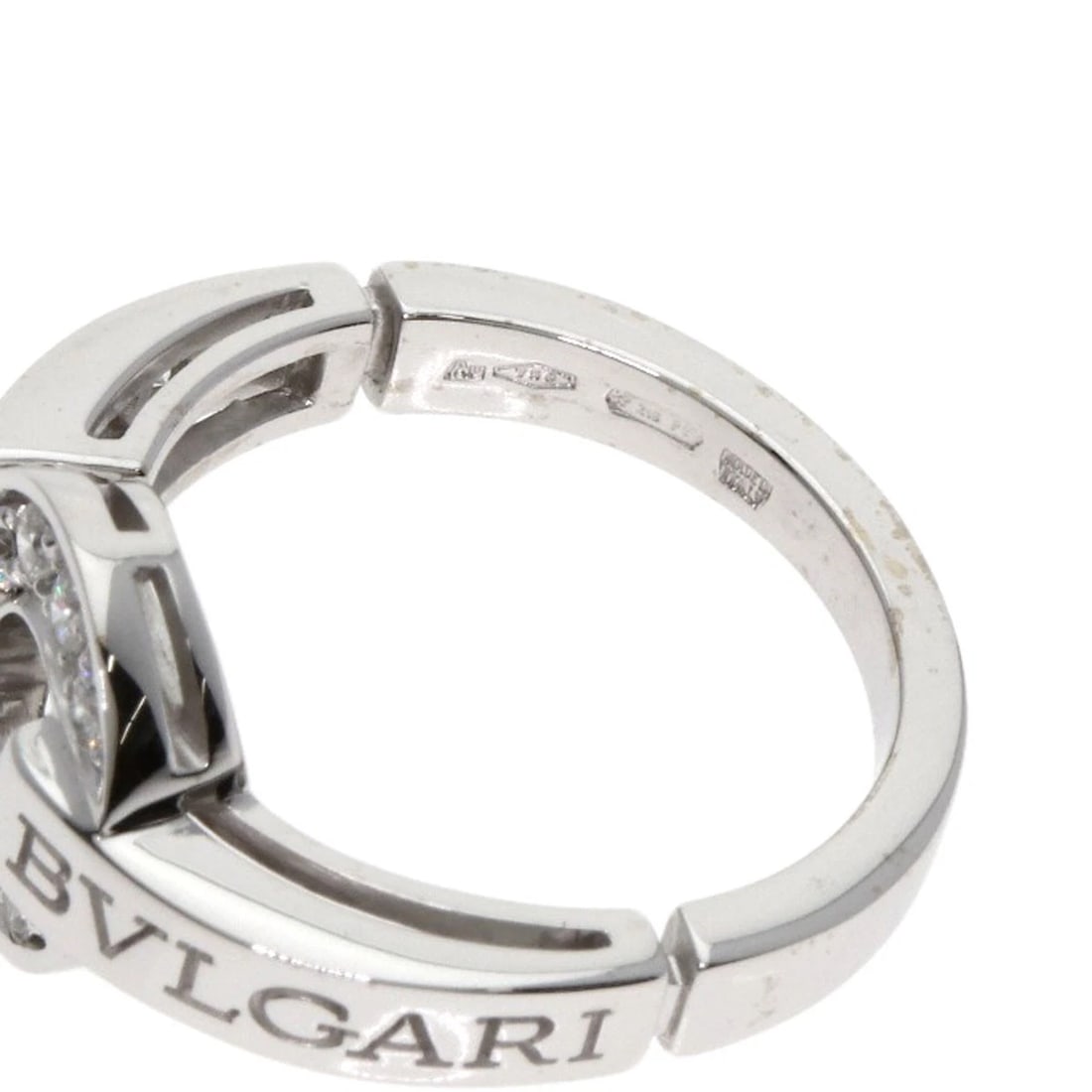 BVLGARI DOUBLE LOGO DIAMOND RING - 5