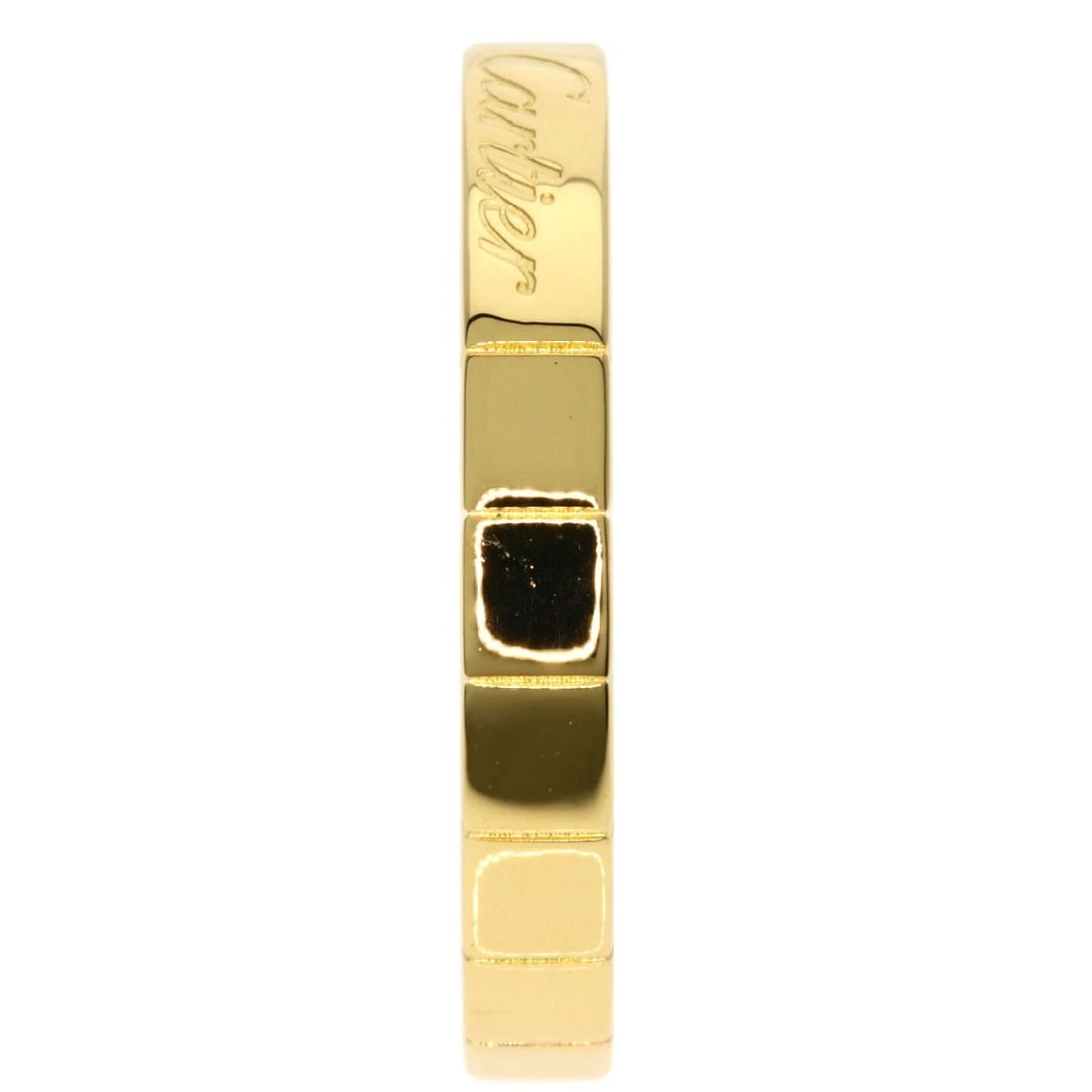 CARTIER LANIER RING K18 YELLOW GOLD: CARTIER Lanier Ring K18 Yellow Gold Brand: CARTIER Type: Ring Material: K18 Yellow Gold, Color: Yellow Gold Size: 5.75(US) Accessories: None Accessories Notice: When purchasing pre-owned g