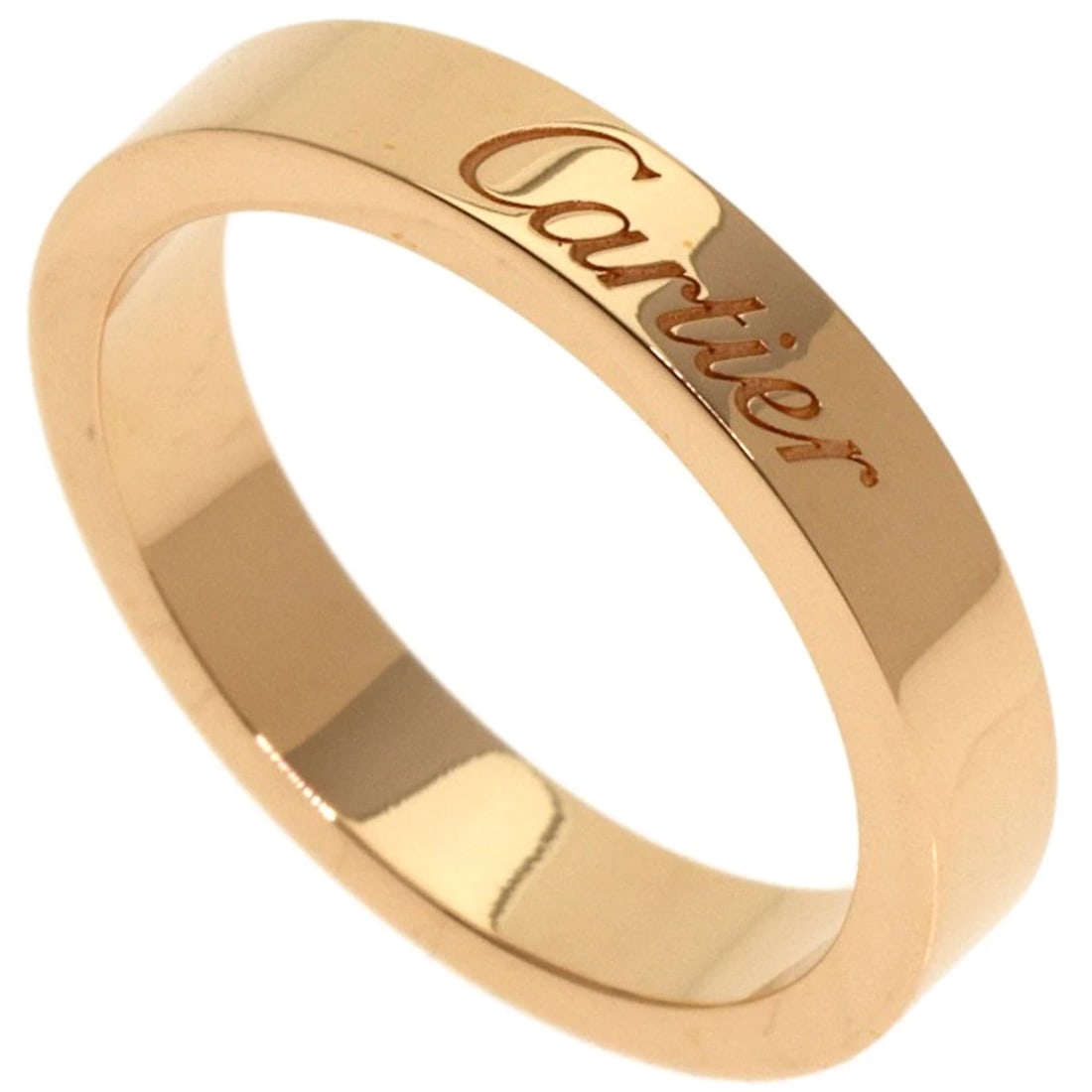 CARTIER C DE CARTIER RING K18 PINK GOLD: CARTIER C de Cartier Ring K18 Pink Gold Brand: CARTIER Type: Ring Material: K18 Pink Gold, Color: Pink Gold Size: 3.25(US) Accessories: None Accessories Notice: When purchasing pre-owned g