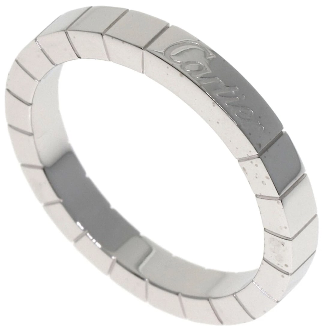 CARTIER RING K18 WHITE GOLD: CARTIER Ring K18 White Gold Brand: CARTIER Type: Ring Material: K18 White Gold, Color: White Gold Size: 7.75(US) Accessories: None Accessories Notice: When purchasing pre-owned goods, please