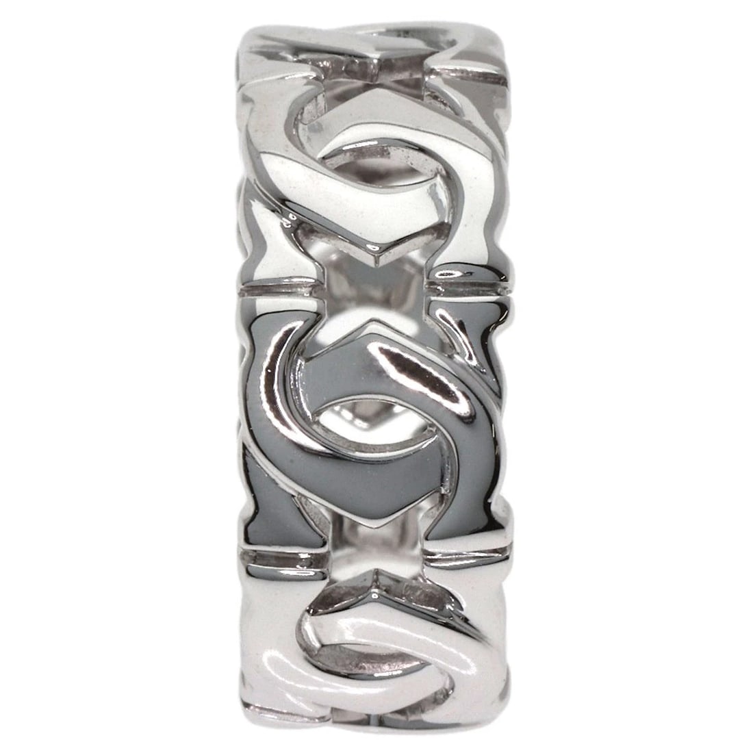 CARTIER ENTRELACES RING K18 WHITE GOLD: CARTIER Entrelaces Ring K18 White Gold Brand: CARTIER Type: Ring Material: K18 White Gold, Color: White Gold Size: 7.75(US) Accessories: None Accessories Notice: When purchasing pre-owned