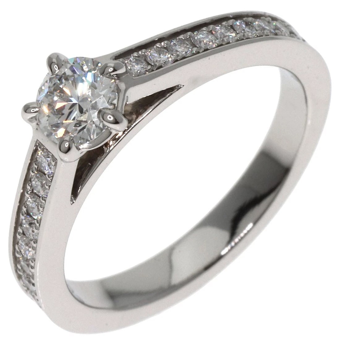 CHAUMET FRISSON SOLITAIRE DIAMOND RING - 2