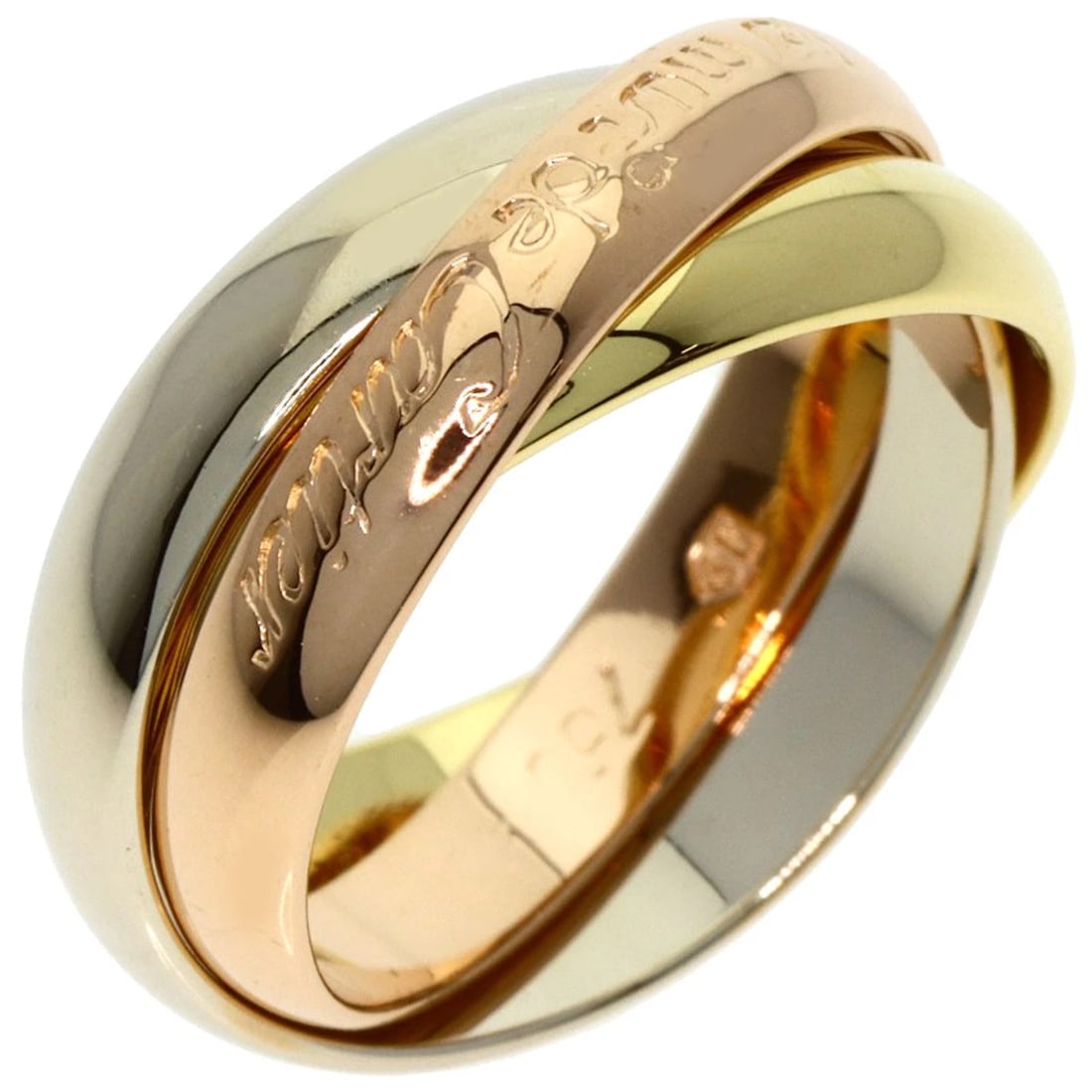 CARTIER TRINITY RING K18 - 2