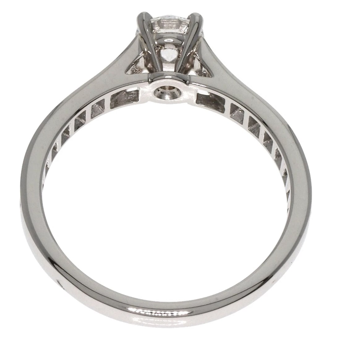 CARTIER SOLITAIRE RING PLATINUM - 2