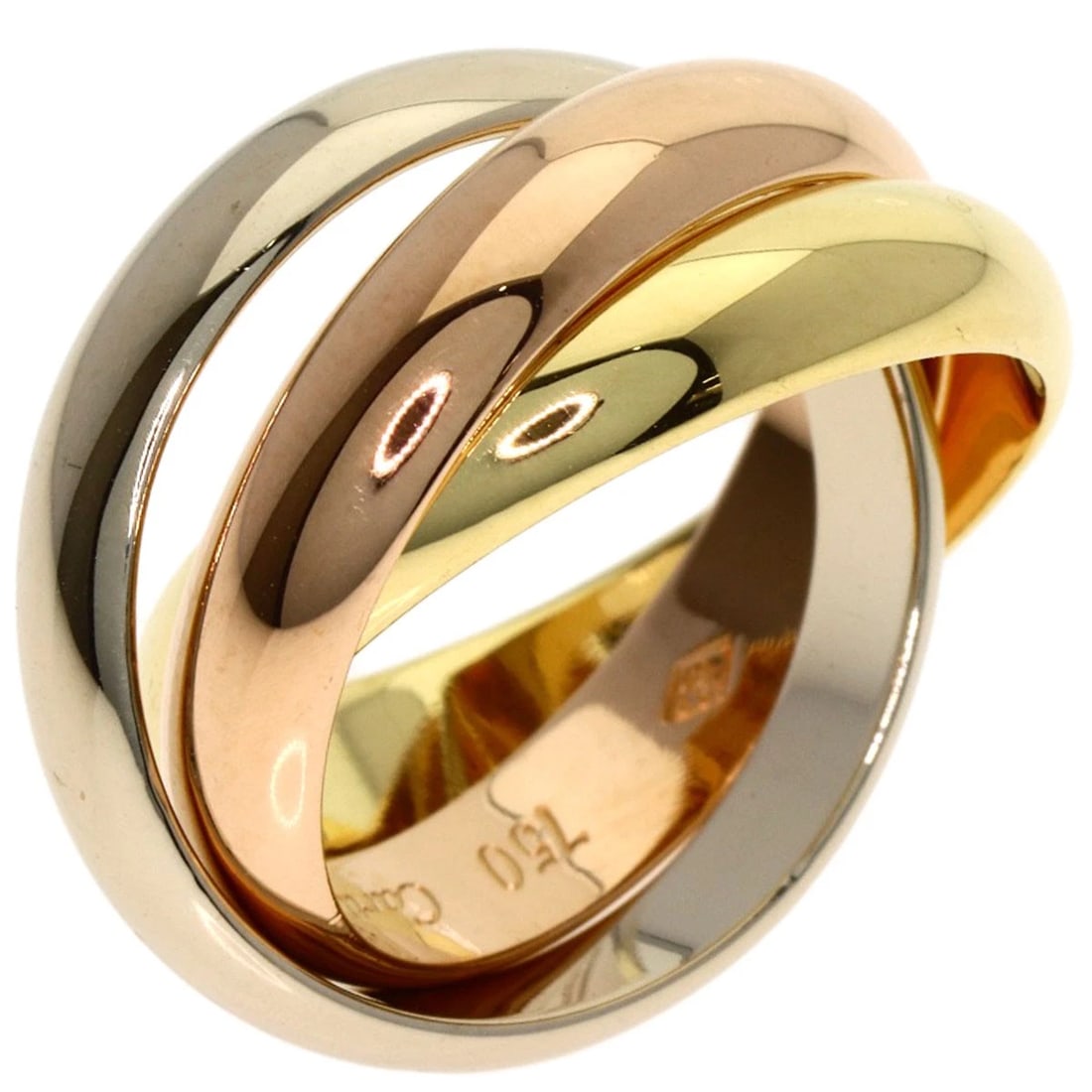 CARTIER TRINITY RING K18 - 2