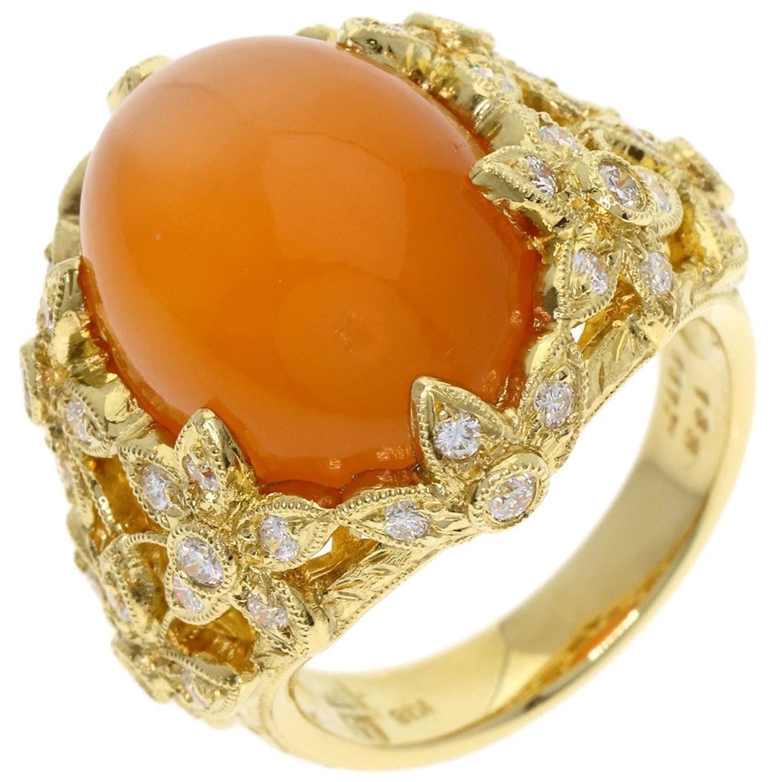 MITSUO KAJI OPAL DIAMOND RING - 2