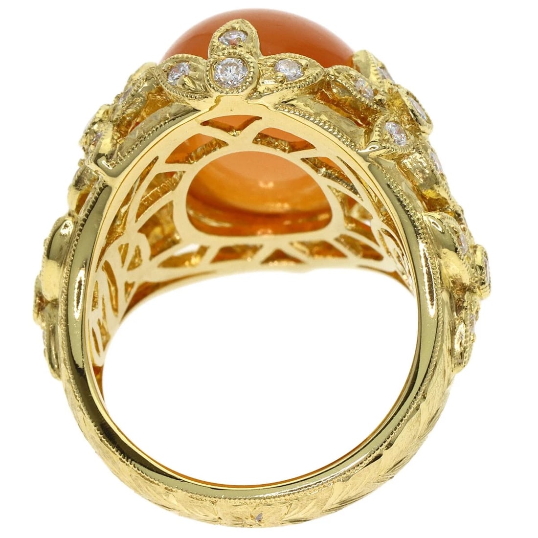 MITSUO KAJI OPAL DIAMOND RING - 4