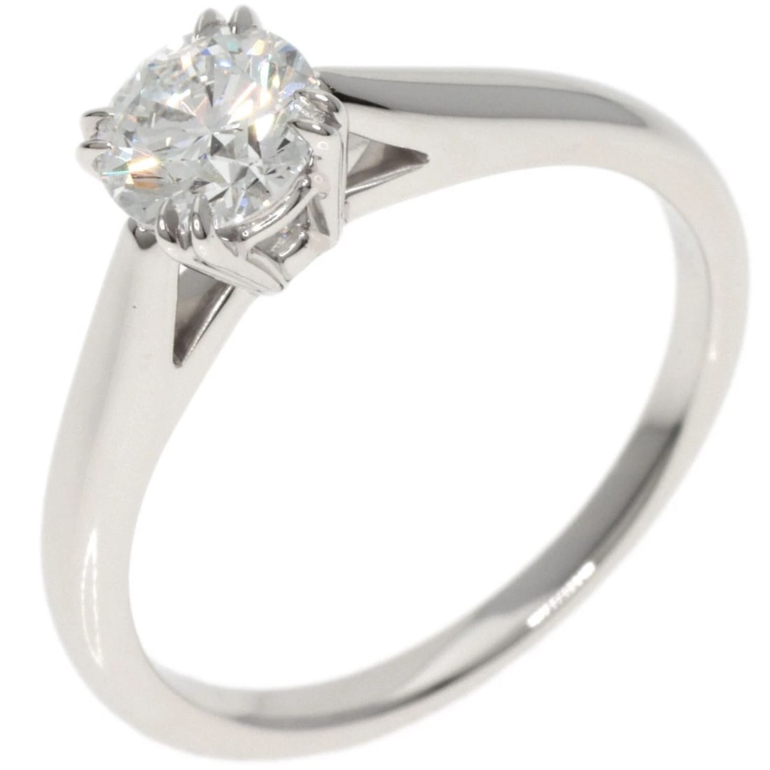 HARRY WINSTON SOLITAIRE DIAMOND RING - 2