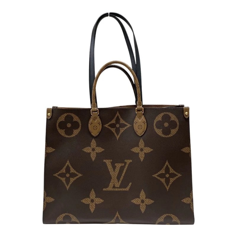 LOUIS VUITTON ON-THE-GO GM TOTE BAG: LOUIS VUITTON On-the-go GM Tote Bag Brand: LOUIS VUITTON Type: Tote Bag Material: Monogram Giant Reverse Color: Brown Size: W16.5 x H12.6x D6.3inch Shoulder:23.6inch Accessories: None Acce