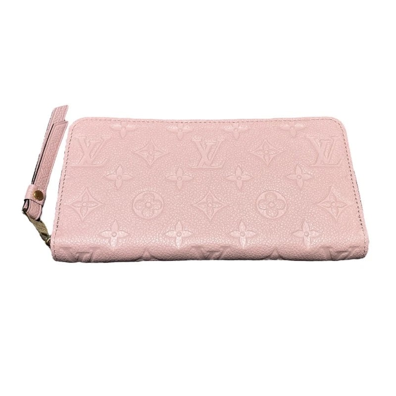 LOUIS VUITTON ZIPPY WALLET PURSE: LOUIS VUITTON Zippy wallet purse Brand: LOUIS VUITTON Type: purse Material: Monogram ? An plant Color: Rose poodle Size: W7.7 x H4.1x D1.0inch Accessories: None Accessories Notice: When pu