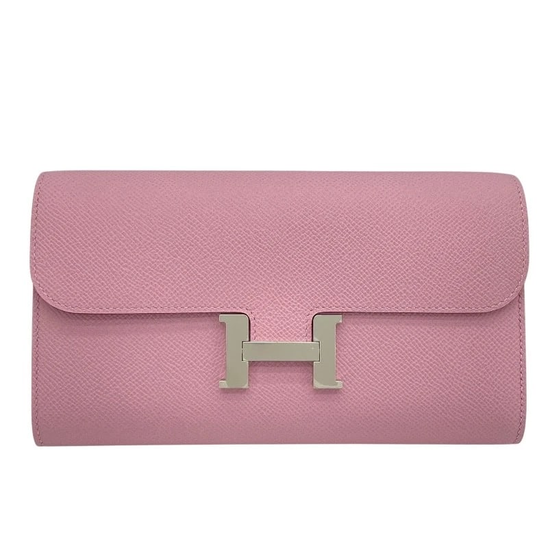 HERMES CONSTANCE TO GO SHOULDER BAG: HERMES constance to go Shoulder Bag Brand: HERMES Type: Shoulder Bag Material: Epsom Color: Mauve Sylvestre SVHardware Size: W8.1 x H5.1x D1.2inch Shoulder:43.3inch Accessories: None Acces