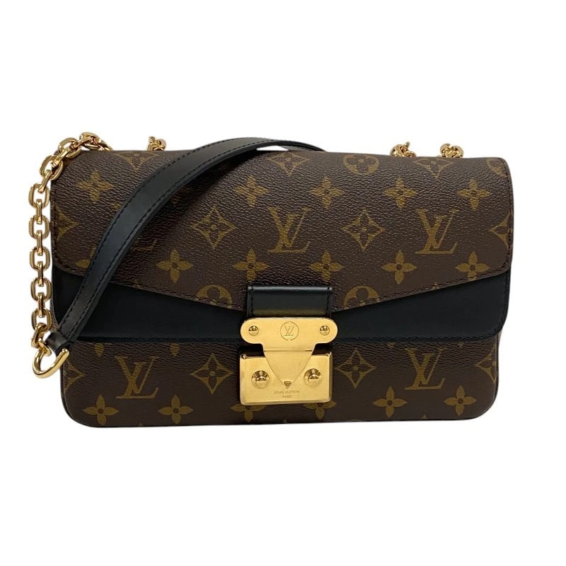 LOUIS VUITTON SAC MARCEAU SHOULDER BAG: LOUIS VUITTON Sac Marceau Shoulder Bag Brand: LOUIS VUITTON Type: Shoulder Bag Material: Monogram canvas Color: Brown Gold Hardware Size: W9.8 x H5.9x D2.4inch Shoulder:23.6inch Accessories: None