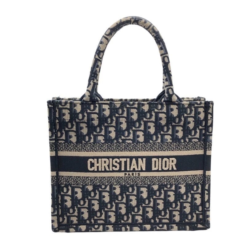 CHRISTIAN DIOR BOOK TOTE SMALL HANDBAG: Christian Dior Book Tote Small Handbag Brand: Christian Dior Type: Handbag Material: Oblique Jacquard Color: None Size: W10.6 x H8.3x D5.5inch Accessories: None Accessories Notice: When pu