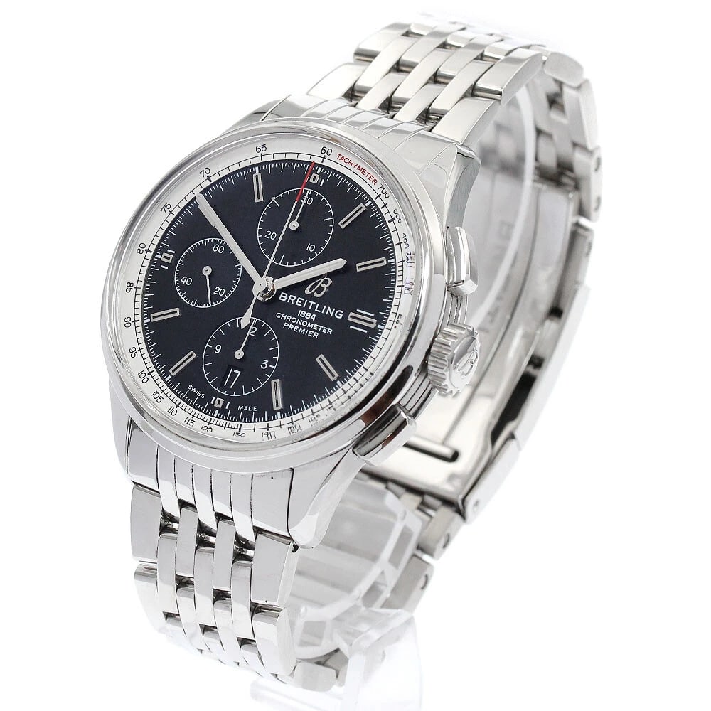 BREITLING PREMIER CHRONOGRAPH DATE BLACK DIAL AUTOMATIC - 2