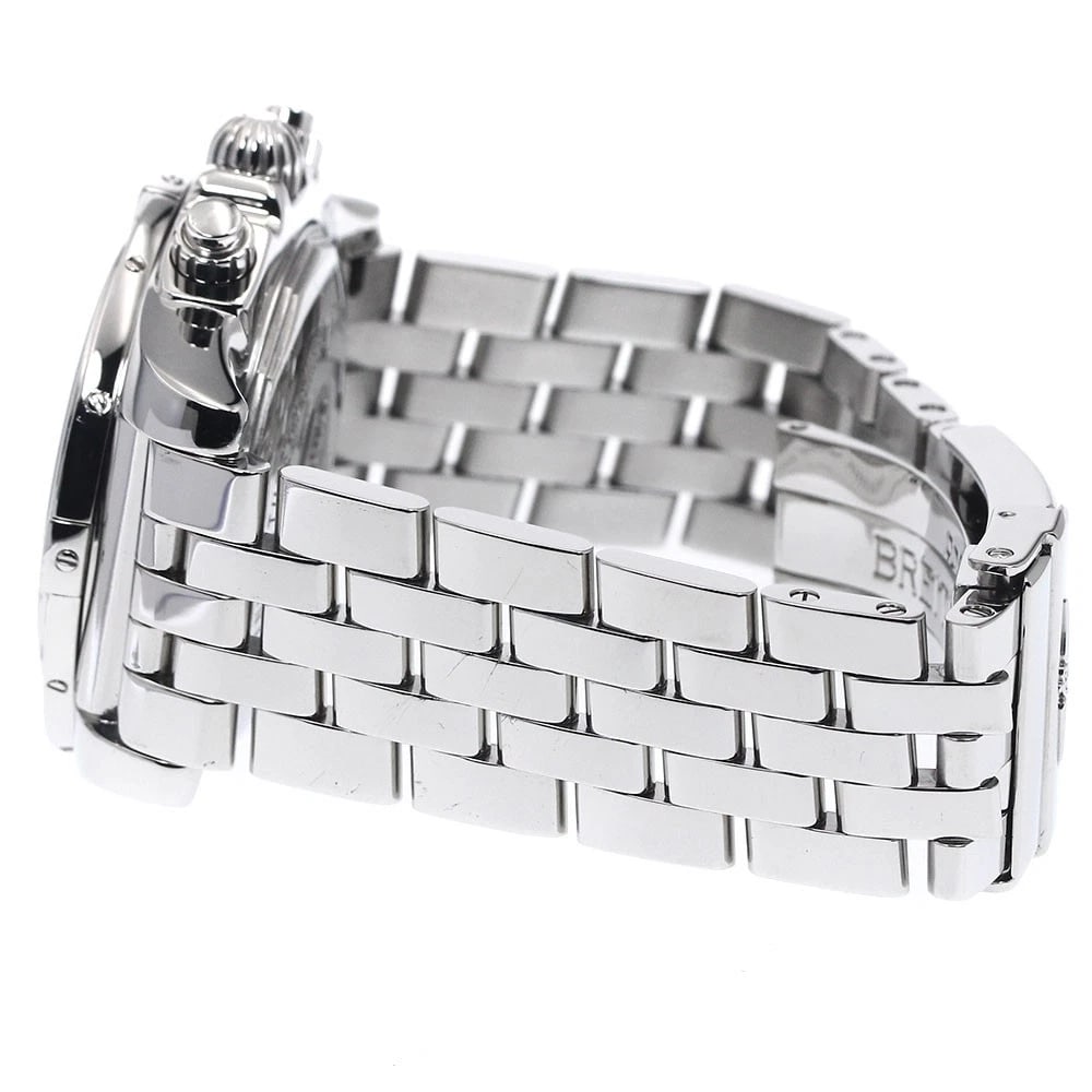 BREITLING CHRONOMAT NAVY DIAL AUTOMATIC WATCH - 3