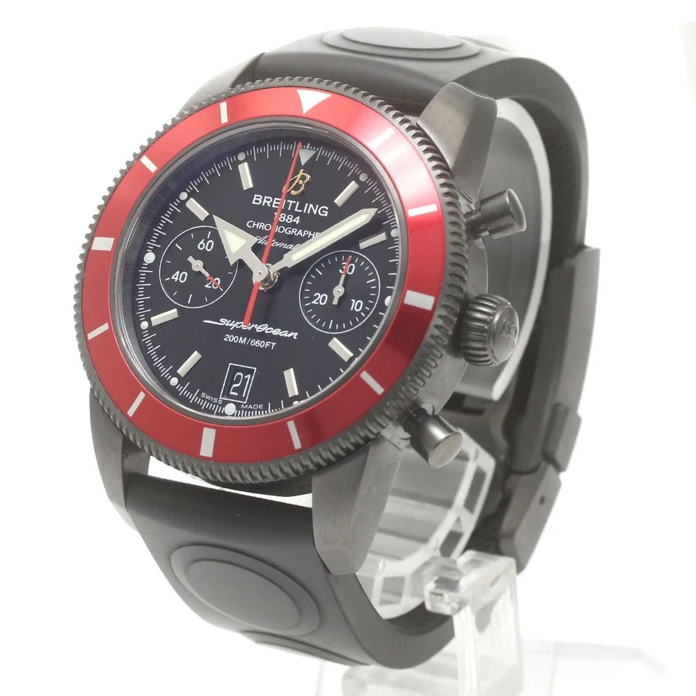 BREITLING CHRONOGRAPH BLACK DIAL AUTOMATIC WATCH - 2