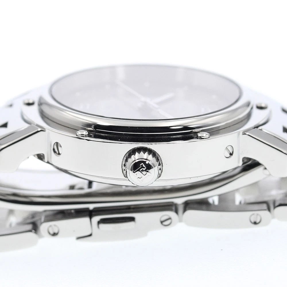 HERMES CLIPPER DATE GRAY DIAL AUTOMATIC BOY'S WATCH - 4