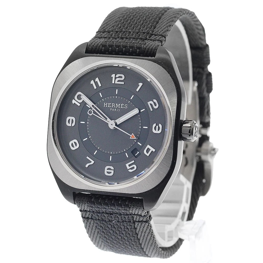 HERMES GRAY DIAL AUTOMATIC WATCH - 2