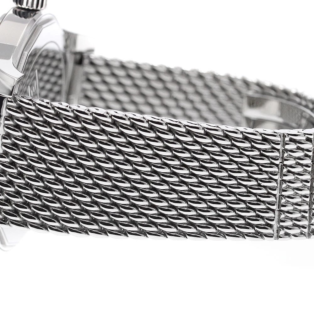 BREITLING TRANSOCEAN BLACK DIAL AUTOMATIC WATCH - 3