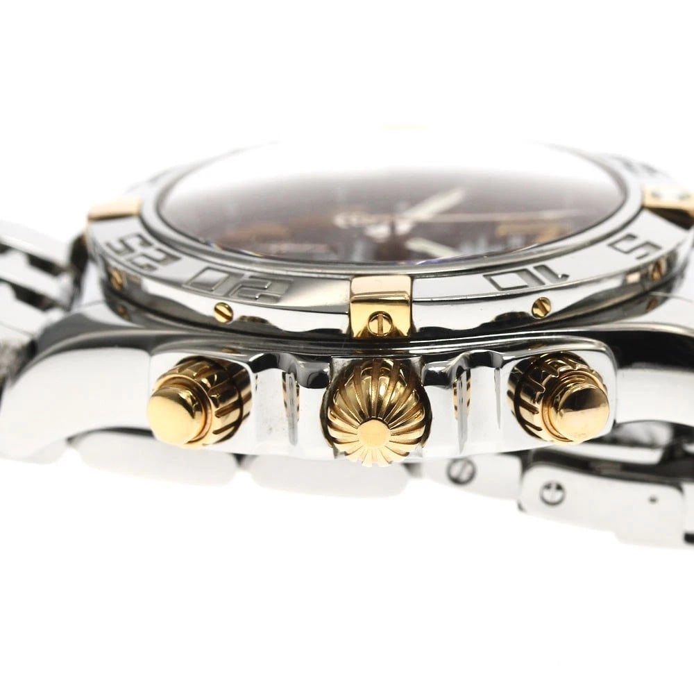 BREITLING CHRONOGRAPH BLACK DIAL AUTOMATIC WATC - 3