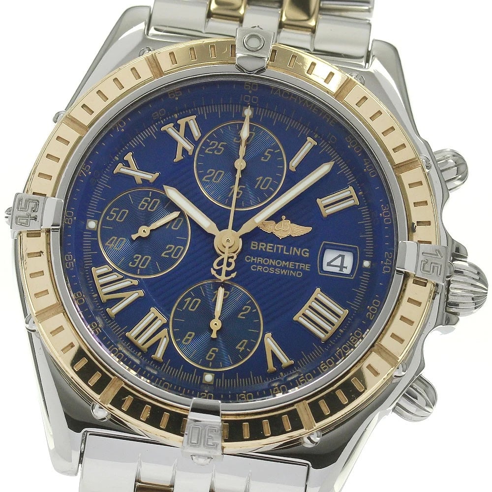 BREITLING CROSSWIND CHRONOGRAPH DATE BLUE DIAL AUTOMATIC (1 of 3)