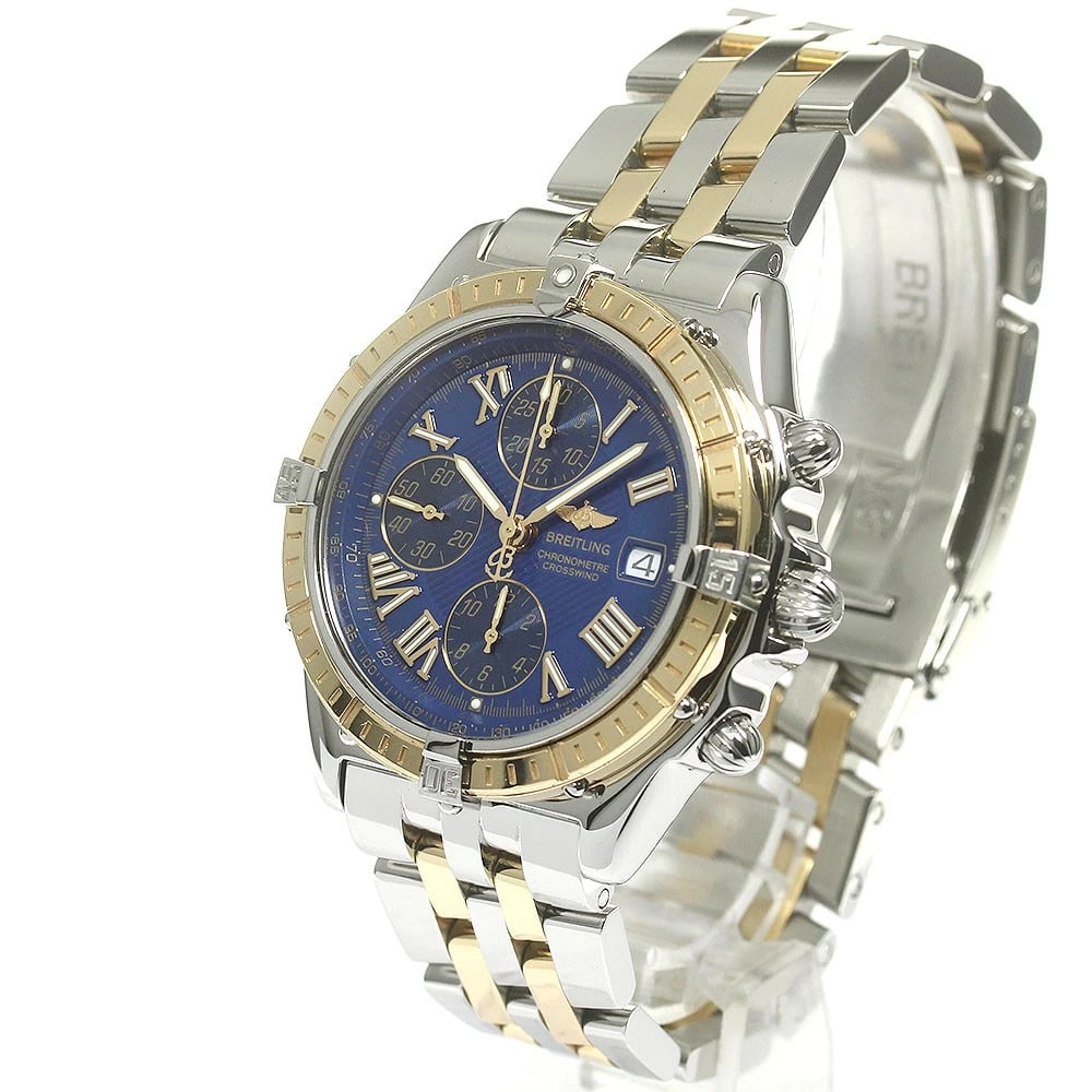 BREITLING CROSSWIND CHRONOGRAPH DATE BLUE DIAL AUTOMATIC - 2