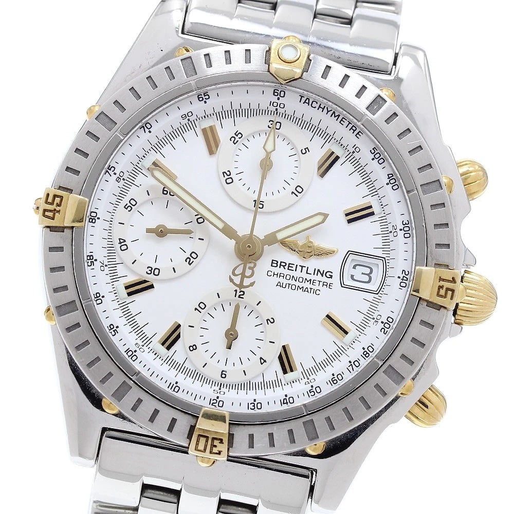 BREITLING CHRONOMAT BIKORO DATE CHRONOGRAPH AUTOMATIC WATCH (1 of 3)