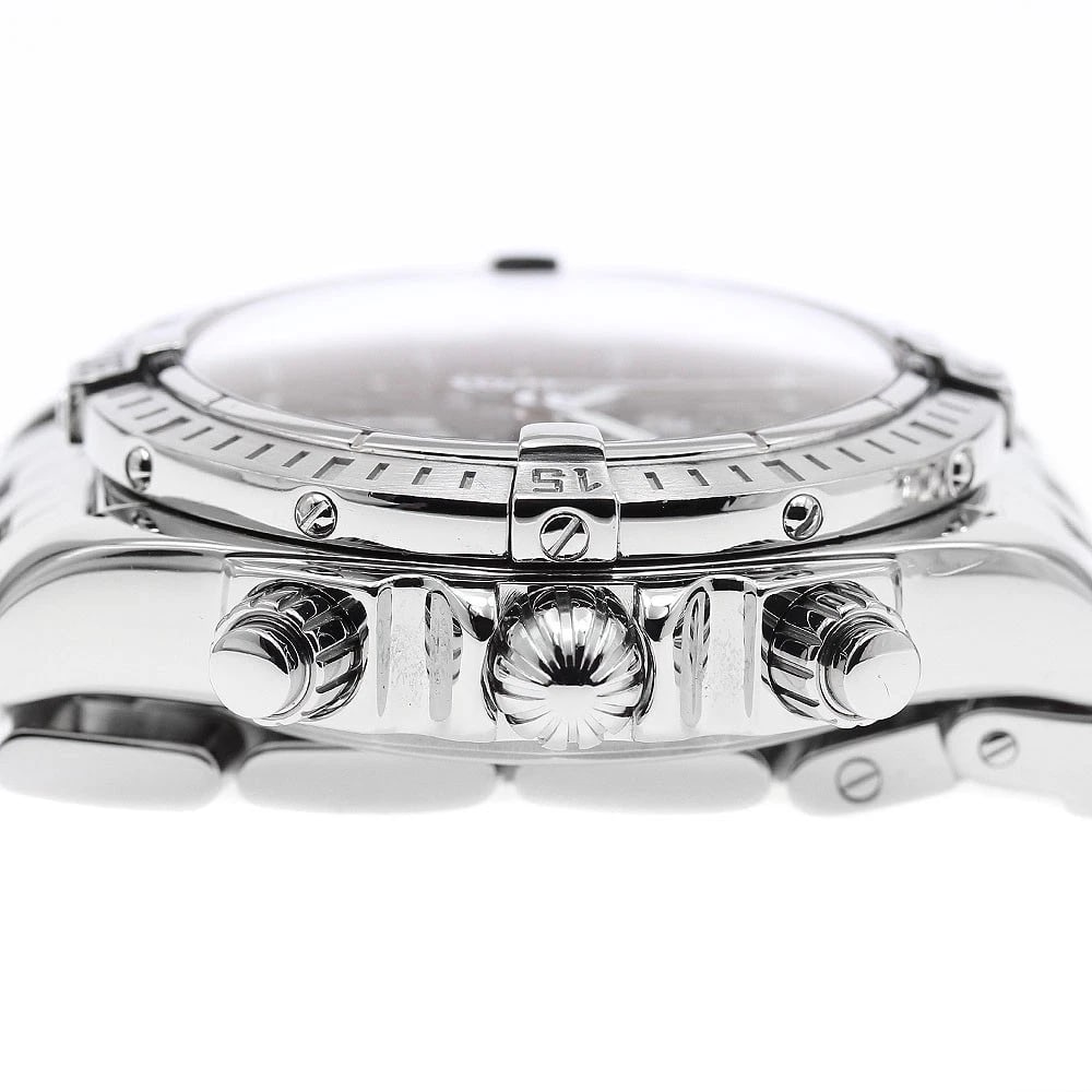 BREITLING CHRONOMAT EVOLUTION BLACK DIAL AUTOMATIC WATCH - 4